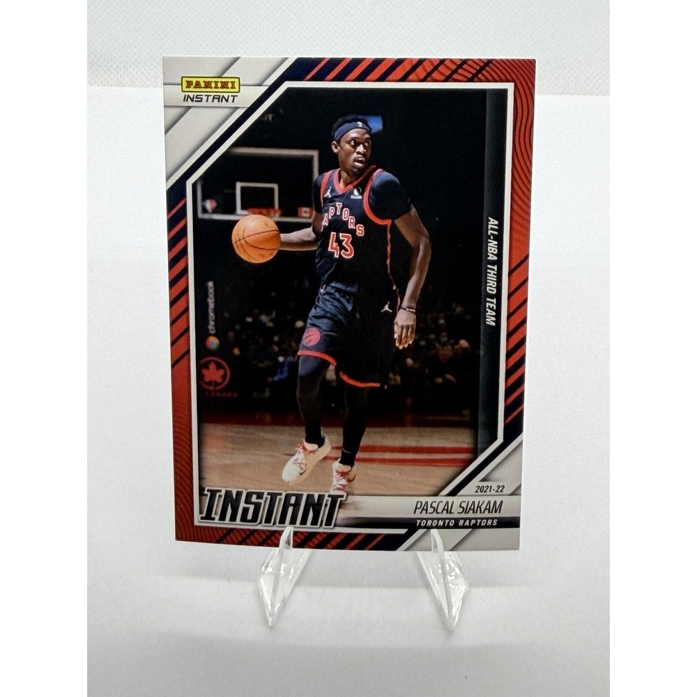 2021-22 Panini Instant Pascal Siakam All-NBA Third Team Red /99 #283 Raptors